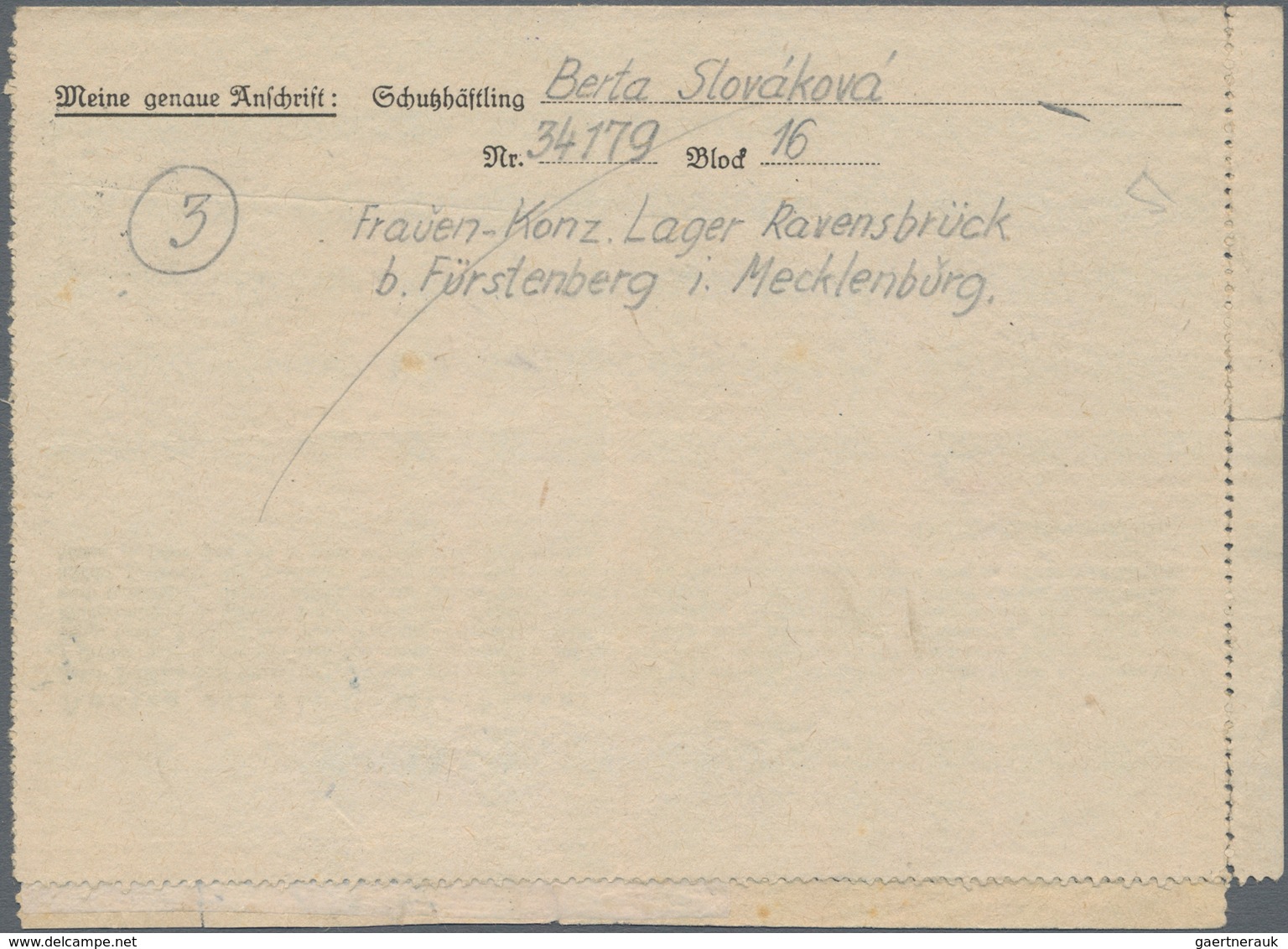KZ-Post: 1944/45, Ravensbrück/Buchenwald, Zwei Vordruckkartenbriefe Aus Der Korrespondenz Eines Ehep - Brieven En Documenten