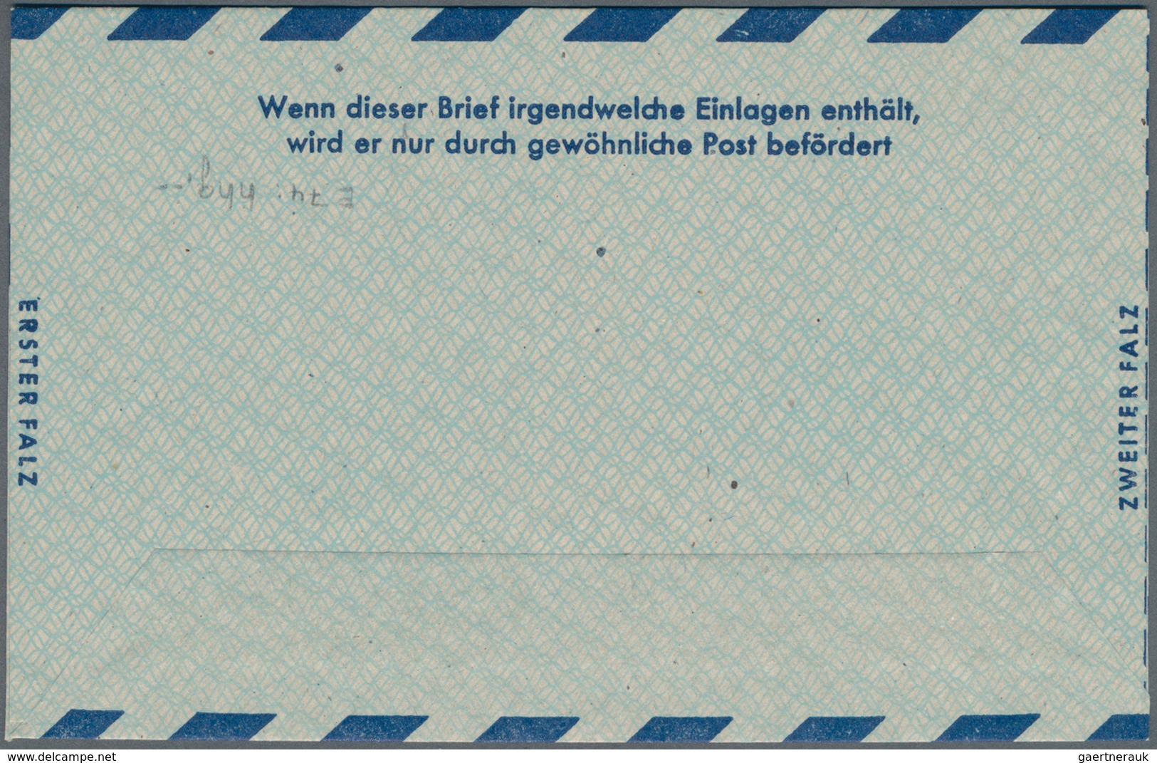 Alliierte Besetzung - Ganzsachen: 1948, Zwei Ungebrauchte Luftpostfaltbriefe Mit Wertrahmen "TAXE PE - Andere & Zonder Classificatie