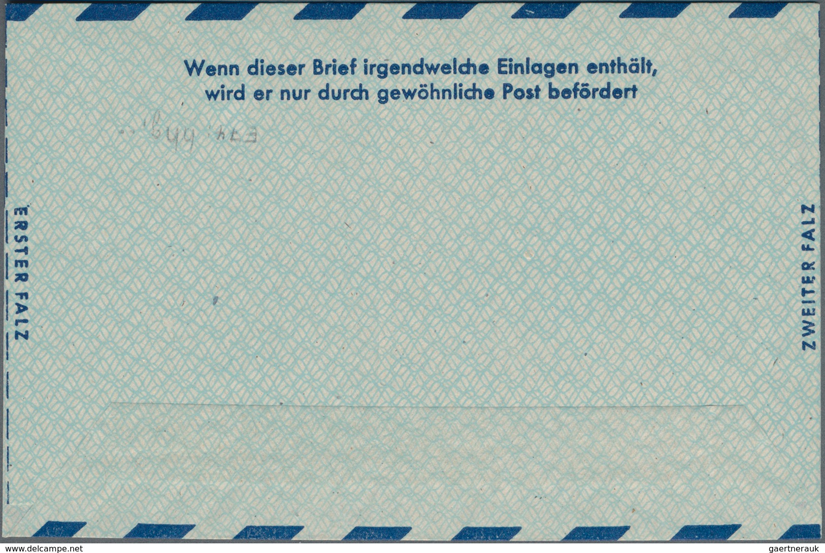 Alliierte Besetzung - Ganzsachen: 1948, Zwei Ungebrauchte Luftpostfaltbriefe Mit Wertrahmen "TAXE PE - Sonstige & Ohne Zuordnung