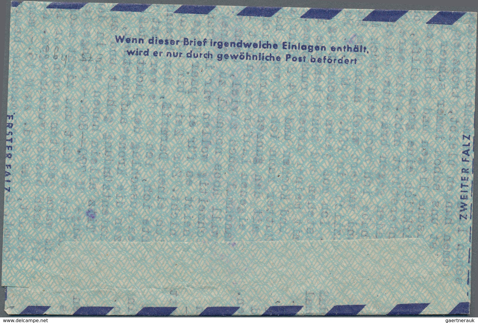 Alliierte Besetzung - Ganzsachen: 1948/49, Zwei Bedarfs- Und Portogerecht Verwendete Ganzsachenluftp - Other & Unclassified