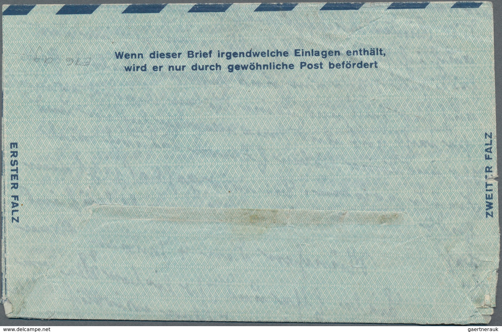 Alliierte Besetzung - Ganzsachen: 1949, Bedarfs- Und Portogerecht Verwendeter Ganzsachenluftpostbrie - Sonstige & Ohne Zuordnung