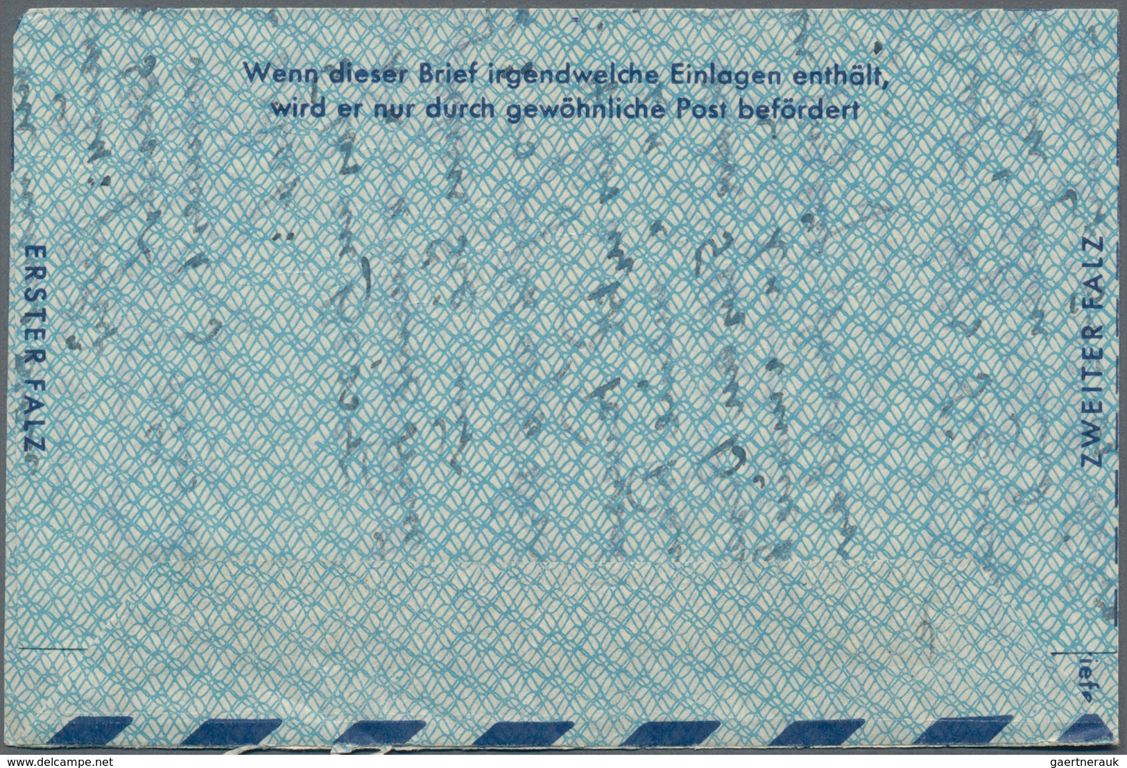 Alliierte Besetzung - Ganzsachen: 1949/51, Vier Bedarfs- Und Portogerecht Verwendete Ganzsachenluftp - Sonstige & Ohne Zuordnung