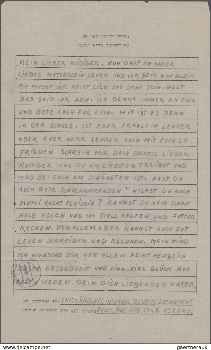 Alliierte Besetzung - Besonderheiten: 1946, Nürnberger Prozess Gegen Die Hauptkriegsverbrecher: Brie - Other & Unclassified