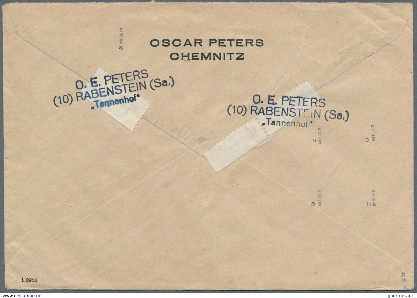 Sowjetische Zone - Ost-Sachsen: 1945, Freimarke: Ziffer Im Kreis 5 Pfg. Schwärzlicholivgrün Im Senkr - Andere & Zonder Classificatie