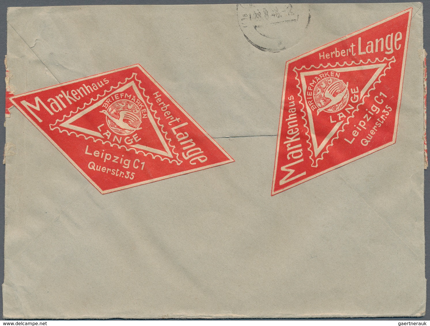 Sowjetische Zone - West-Sachsen: 1946, Zwei Portogerechte 1.68 RM-Frankaturen Auf R-Brief Der 2.Gewi - Other & Unclassified