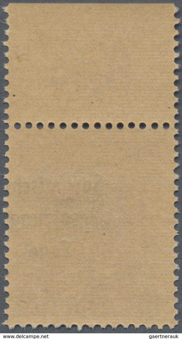 Sowjetische Zone - Allgemeine Ausgaben: 1948, Freimarke 10 Pfg. (orange)braun Vom Bogenoberrand, Pos - Other & Unclassified
