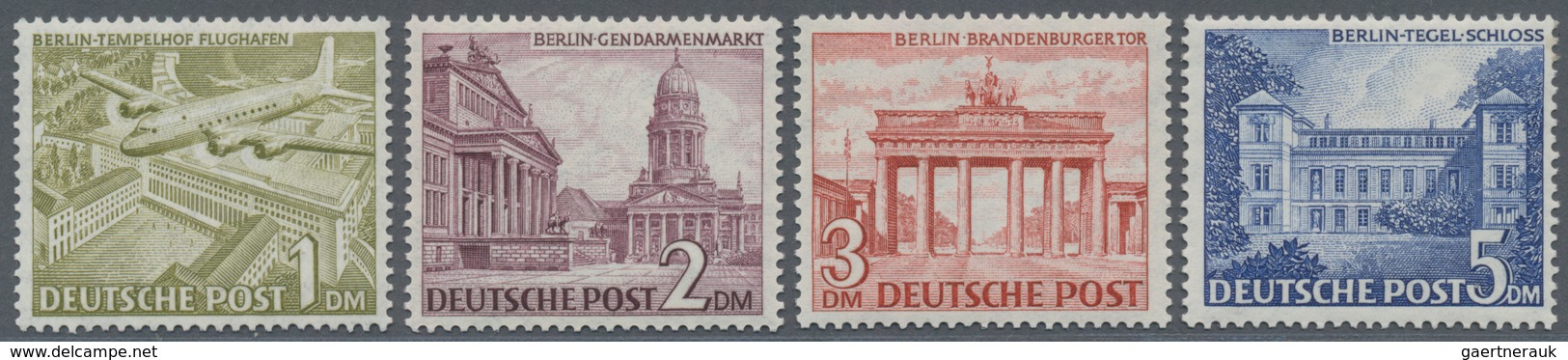 Berlin: 1949, Kompletter Jahrgang Rotaufdruck Bis Währungsgeschädigte Ohne Block, Alles Postfrisch E - Covers & Documents