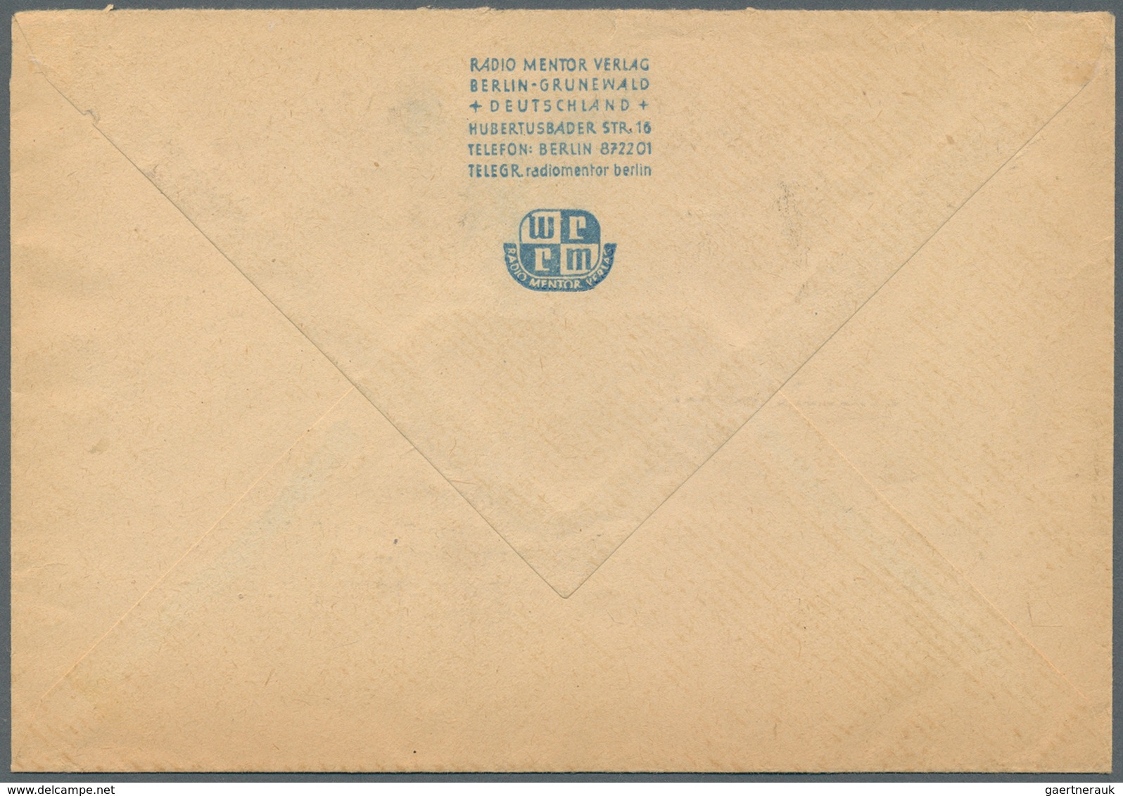 Berlin: 1949: IAS-Luftpostbrief Übersee, Tarif I – Niedrigste Gewichtsstufe Bis 10g ( 50 + 2 X IAS Z - Briefe U. Dokumente