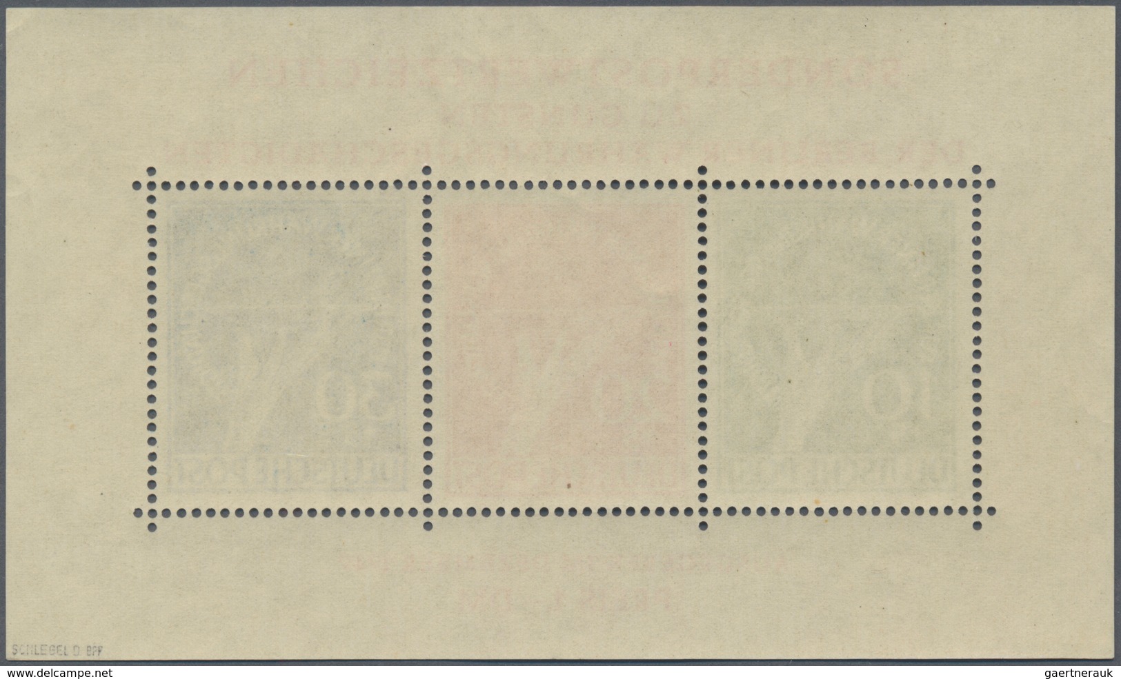 Berlin: 1949, Zwei Mal Den Währungsgeschädigten-Block, Postfrisch Ein Mal Tiefst Gepr. Schlegel BPP - Briefe U. Dokumente