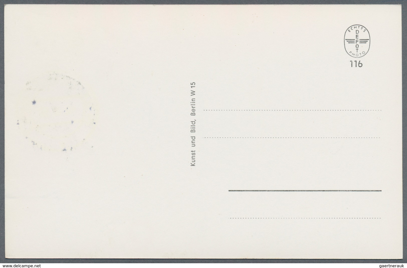 Berlin: 1956, Freimarken 10 Pfg. Gedächtniskirche, 25 Pfg. Lilienthal-Denkmal Und 1 DM Großer Kurfür - Brieven En Documenten