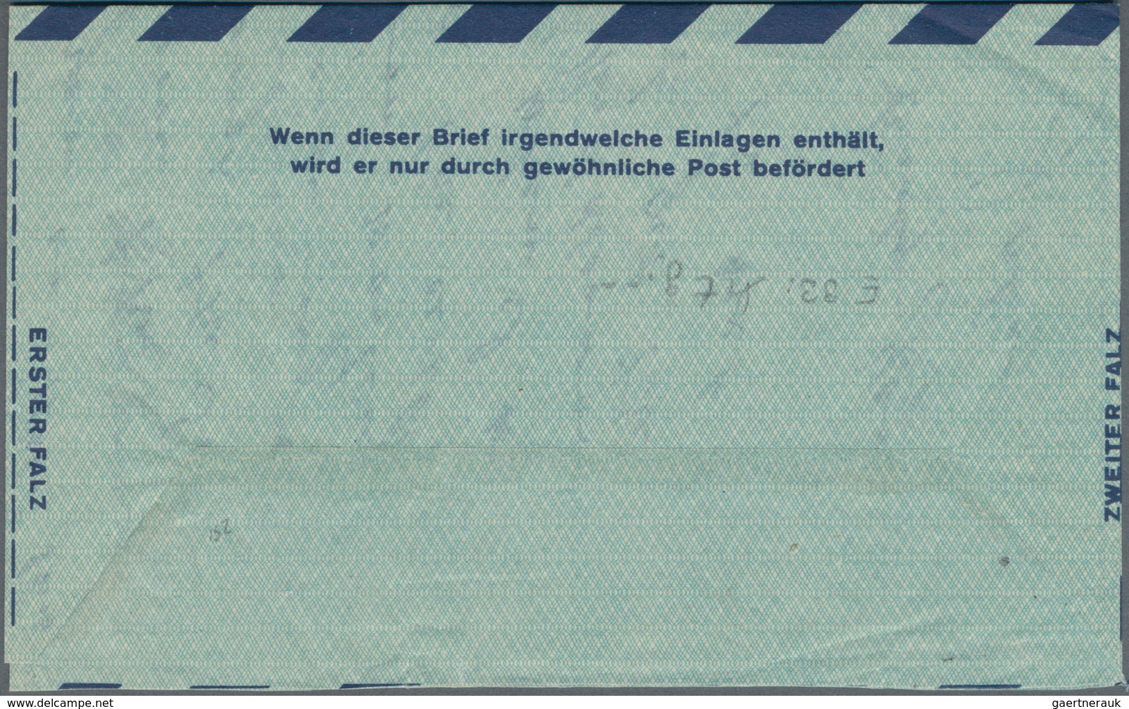 Berlin - Ganzsachen: 1949, Zwei Bedarfs- Und Portogerecht Verwendete Ganzsachenluftpostbriefe Mit We - Other & Unclassified