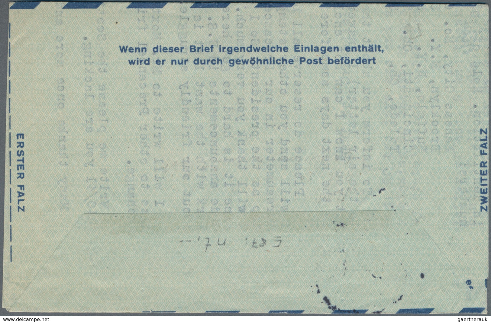 Berlin - Ganzsachen: 1949, Zwei Bedarfs- Und Portogerecht Verwendete Ganzsachenluftpostbriefe Mit We - Other & Unclassified