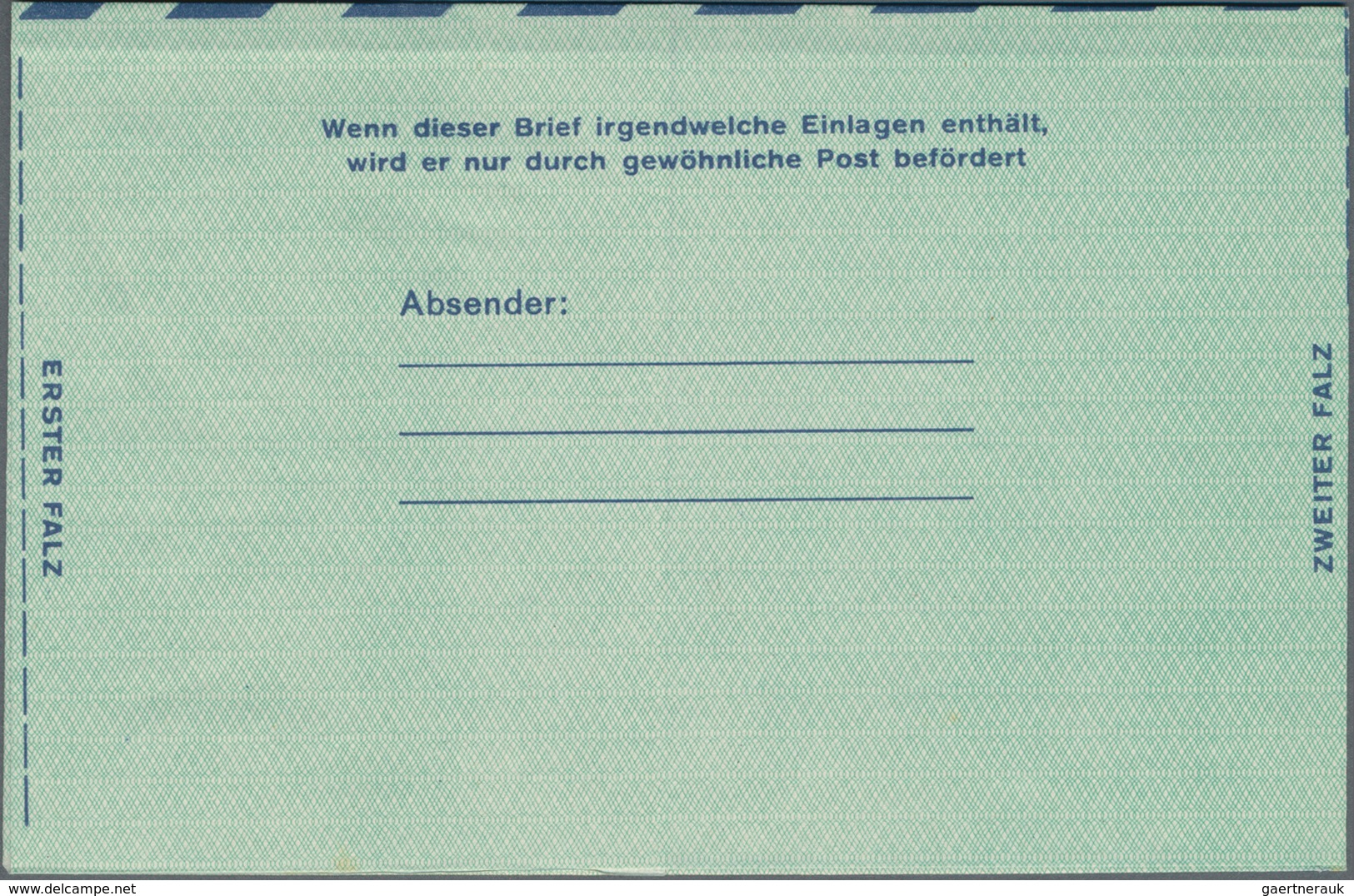 Berlin - Ganzsachen: 1950/54, Vier Gebrauchte Ganzsachenluftpost Und -luftpostleichtbriefe, 2x Mit E - Andere & Zonder Classificatie