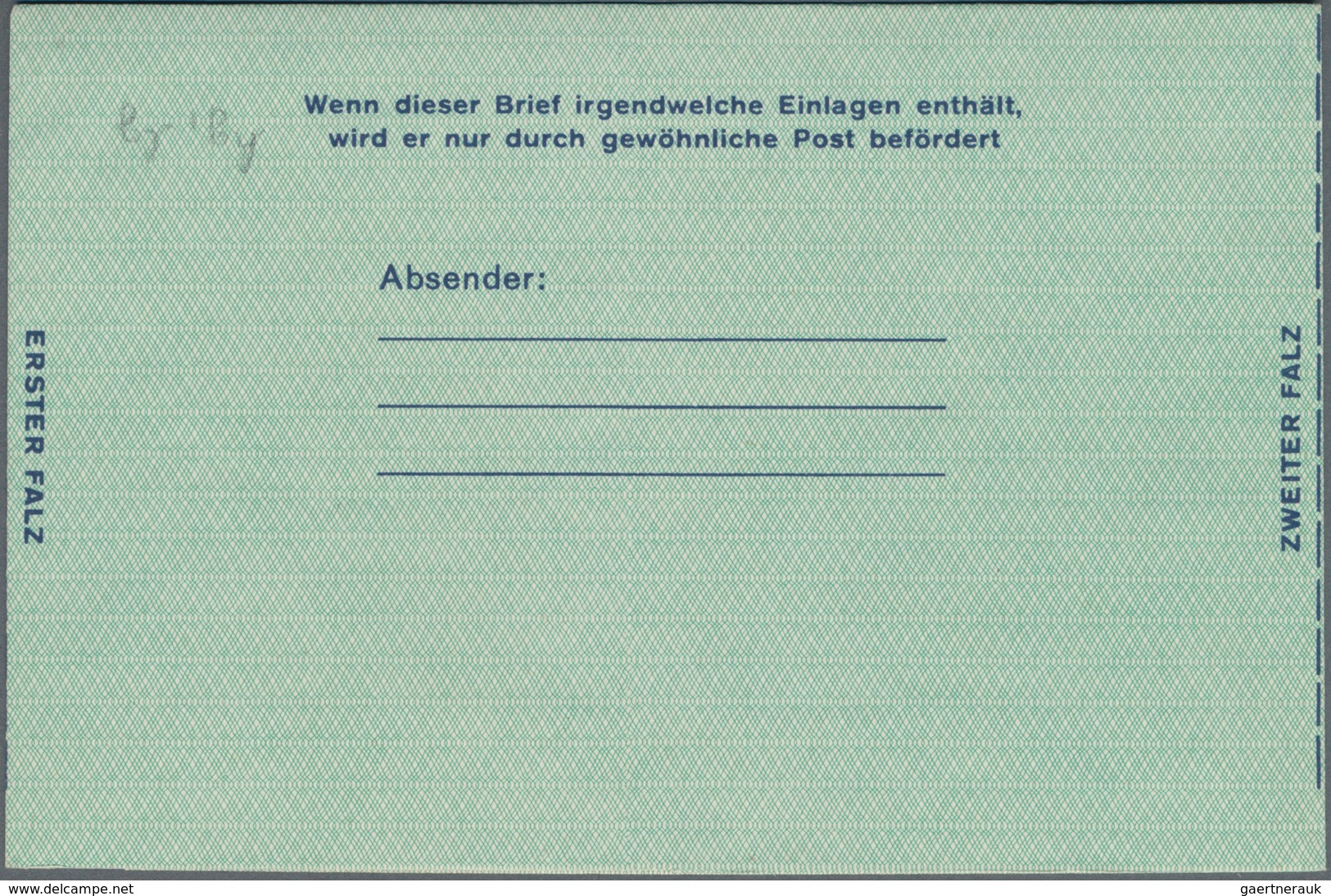 Berlin - Ganzsachen: 1952/54, vier verschiedene ungebrauchte Ganzsachenluftpostbriefe und -luftpostl