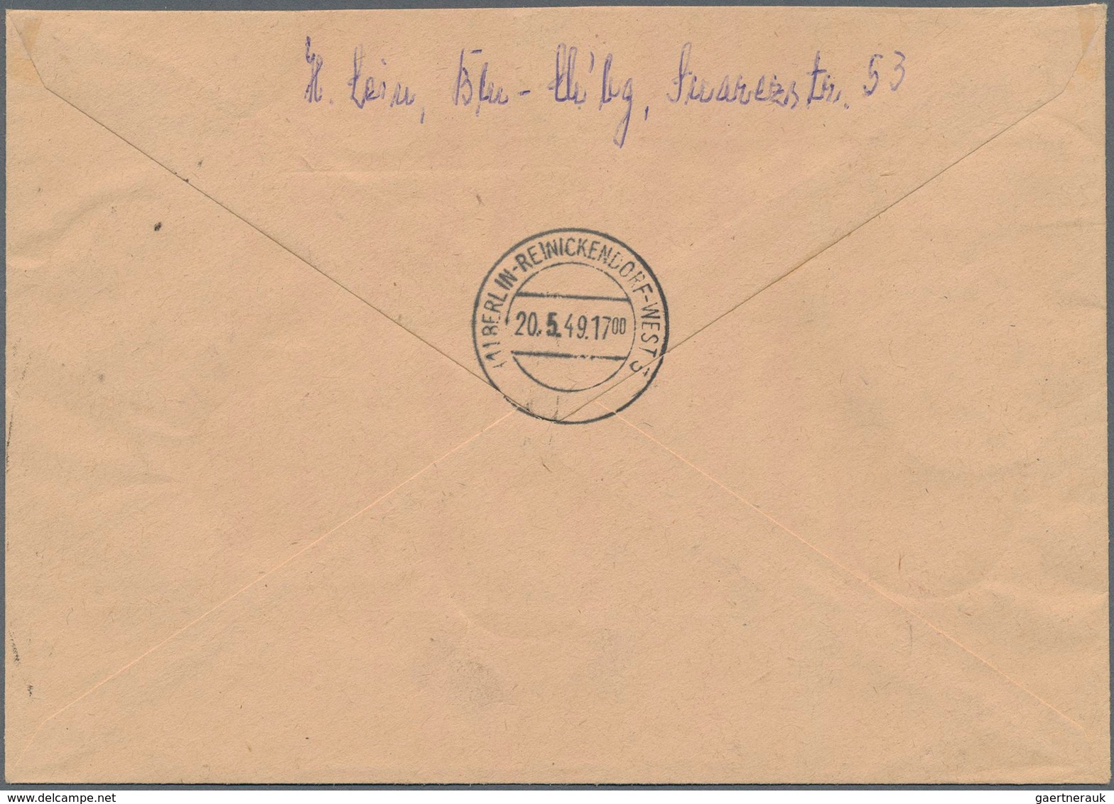 Berlin - Postschnelldienst: 8, 10 U. 20 Pf. Rotaufdruck Mit 16 Pf. Stephan Sowie 6 U. 40 Pf. Bauten - Briefe U. Dokumente