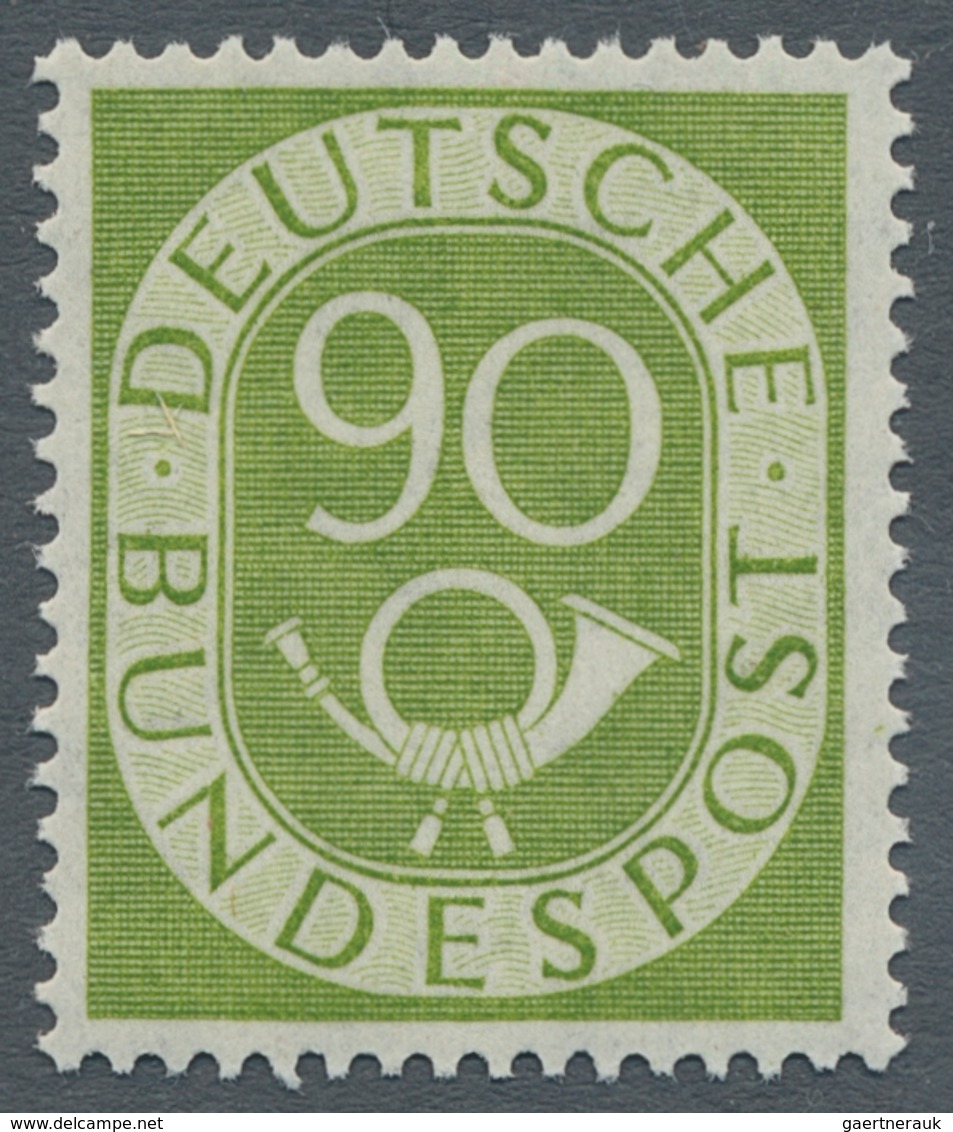 Bundesrepublik Deutschland: 1951, "Posthorn", Postfrischer Satz In Sehr Guter Erhaltung, 70 Und 80 P - Other & Unclassified