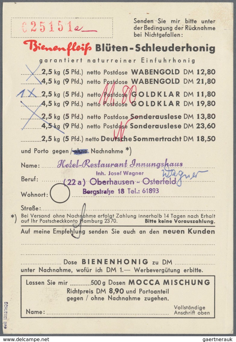 Bundesrepublik Deutschland: 1954, 2 Pfg Heuss Im Waagerechten Paar Als Enorm Seltene, Nur 14 Tage Mö - Andere & Zonder Classificatie