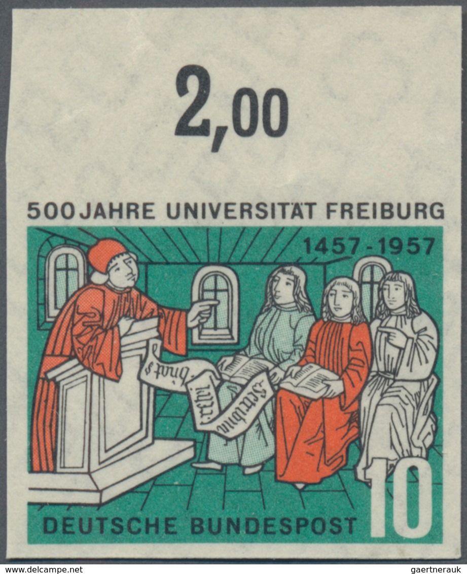 Bundesrepublik Deutschland: 1957, 500 Jahre Universität Freiburg, Ungezähnt Aber Zusätzlich Mit Selt - Andere & Zonder Classificatie