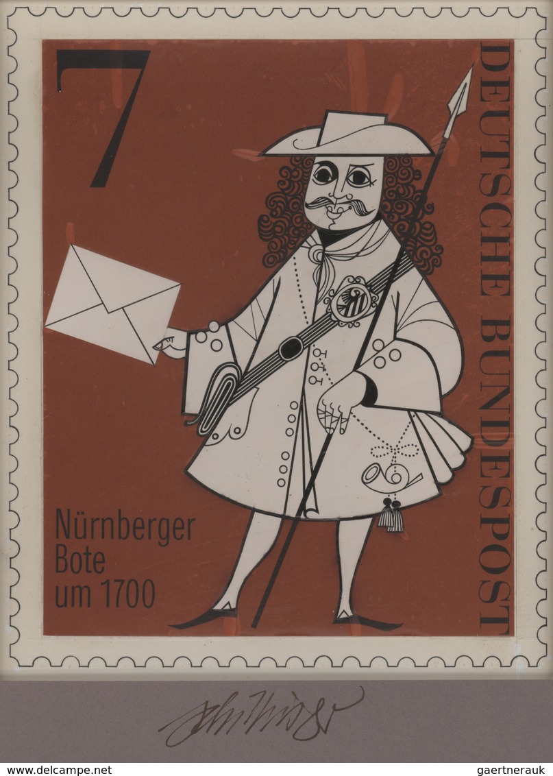 Bundesrepublik Deutschland: 1961, Nicht Angenommener Künstlerentwurf (17x20,5) Von Prof. H.Schilling - Other & Unclassified