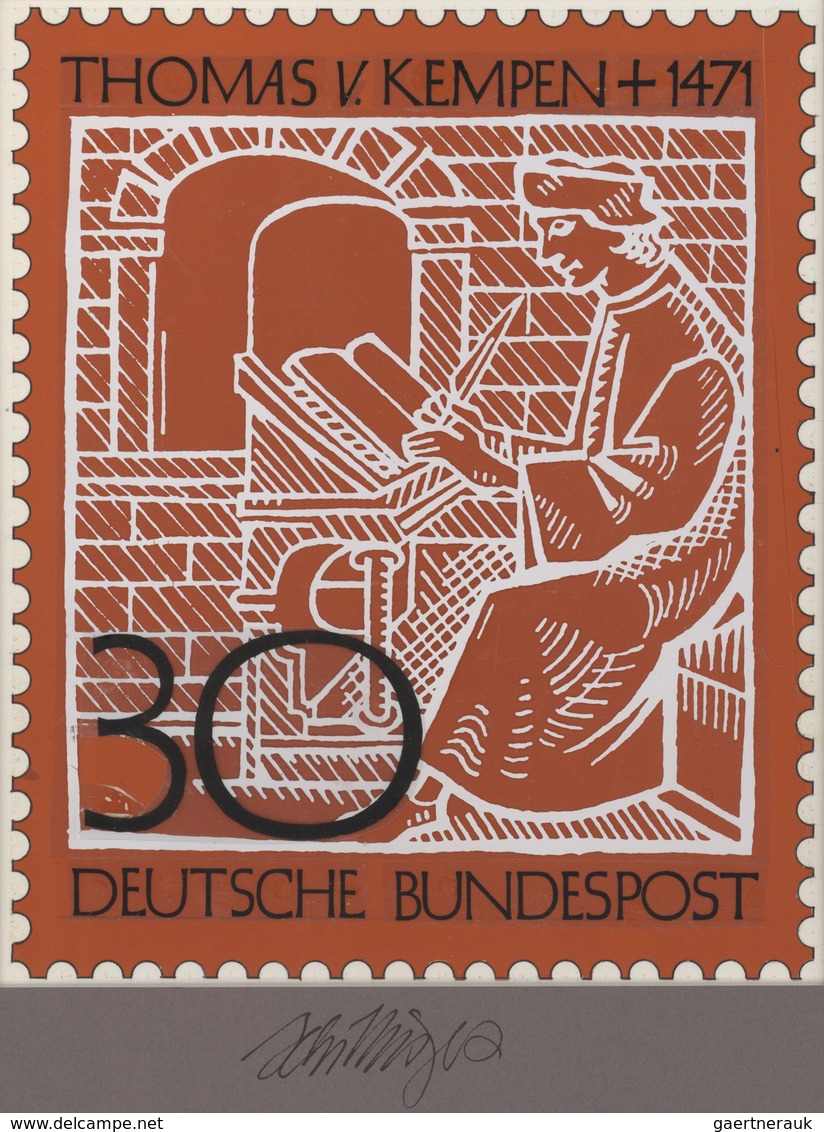 Bundesrepublik Deutschland: 1971, Nicht Angenommener Künstlerentwurf (17x20) Von Prof. H.Schillinger - Other & Unclassified