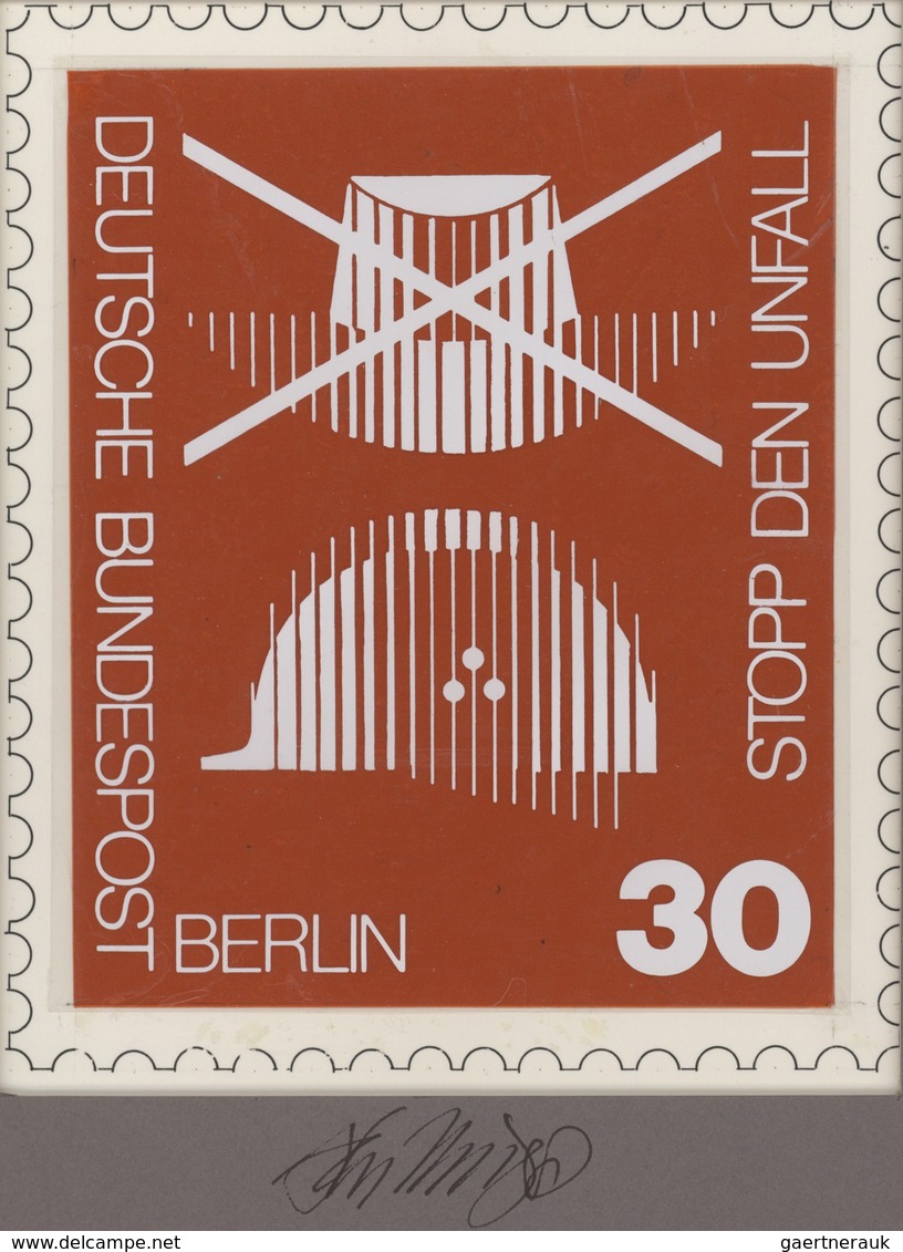 Bundesrepublik Deutschland: 1971, Nicht Angenommener Künstlerentwurf (13x16) Von Prof. H.Schillinger - Andere & Zonder Classificatie