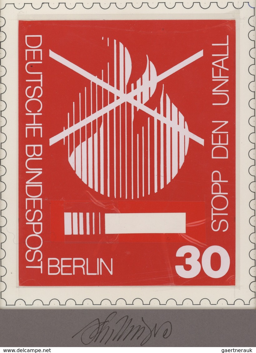 Bundesrepublik Deutschland: 1971, Nicht Angenommener Künstlerentwurf (13x16) Von Prof. H.Schillinger - Sonstige & Ohne Zuordnung
