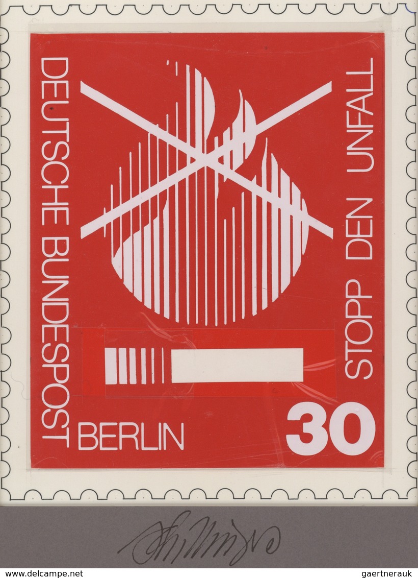 Bundesrepublik Deutschland: 1971, Nicht Angenommener Künstlerentwurf (13x16) Von Prof. H.Schillinger - Other & Unclassified