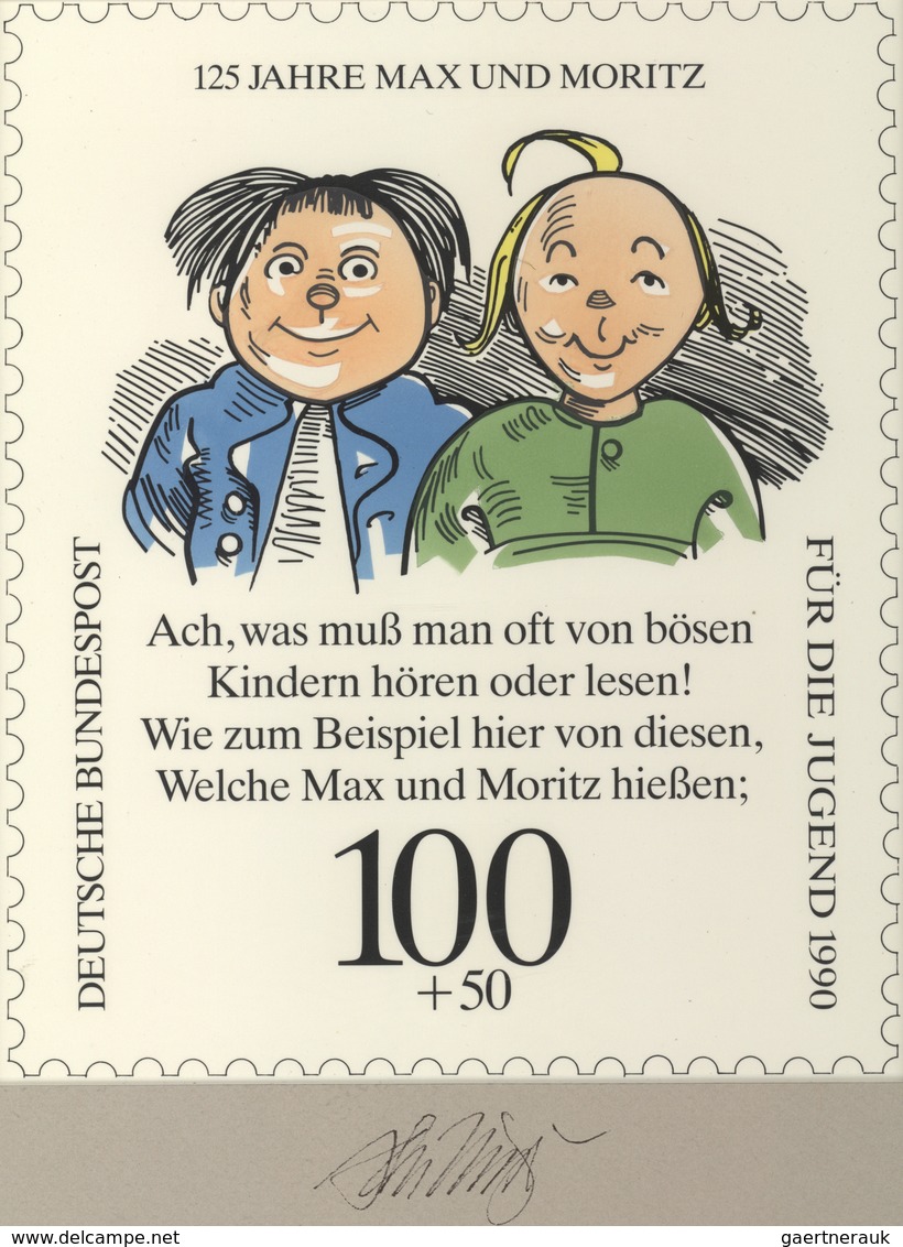 Bundesrepublik Deutschland: 1990, Nicht Angenommener Künstlerentwurf (17x20) Von Prof. H.Schillinger - Other & Unclassified