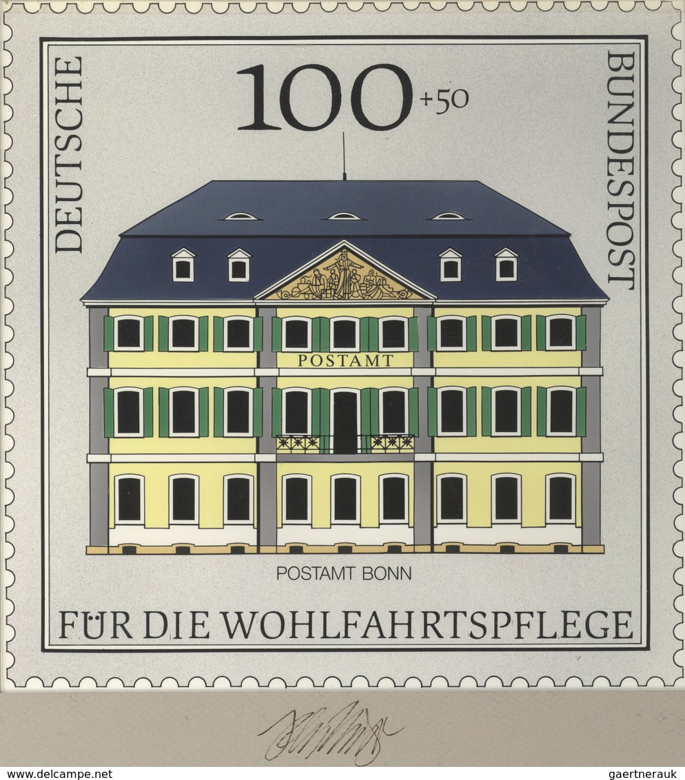 Bundesrepublik Deutschland: 1991, Nicht Angenommener Künstlerentwurf (21,5x21,5) Von Prof. H.Schilli - Sonstige & Ohne Zuordnung