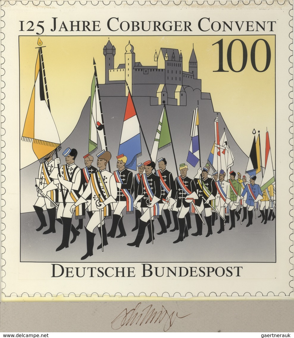 Bundesrepublik Deutschland: 1993, Nicht Angenommener Künstlerentwurf (21,5x21,5) Von Prof. H.Schilli - Other & Unclassified