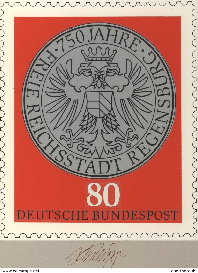 Bundesrepublik Deutschland: 1995, Nicht Angenommener Künstlerentwurf (17x20,5) Von Prof. H.Schilling - Sonstige & Ohne Zuordnung