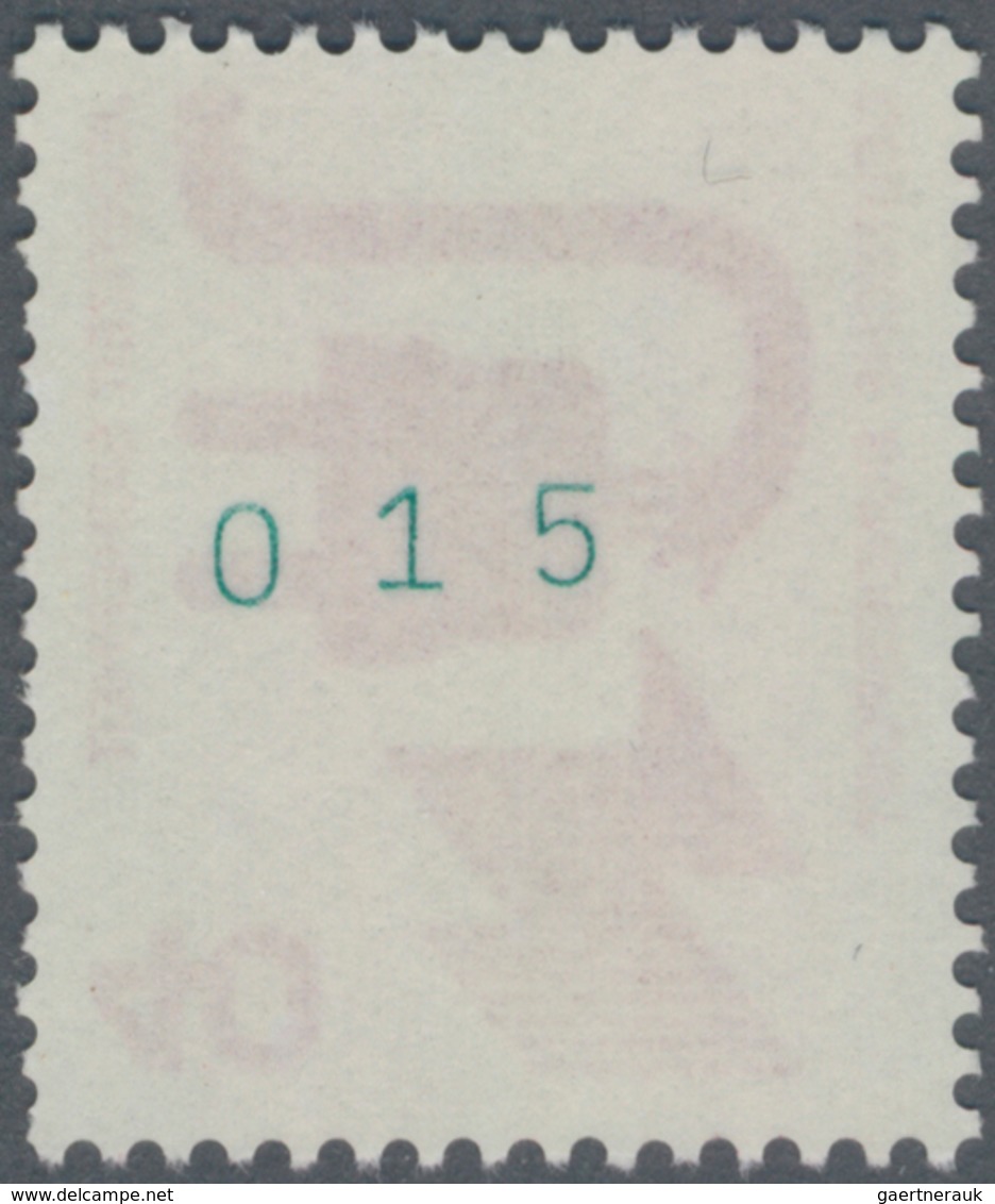 Bundesrepublik - Rollenmarken: 1972. Unfallverhütung 40 Pf Mit Rs. Blauer Nummer (015). Postfrisch. - Rollenmarken