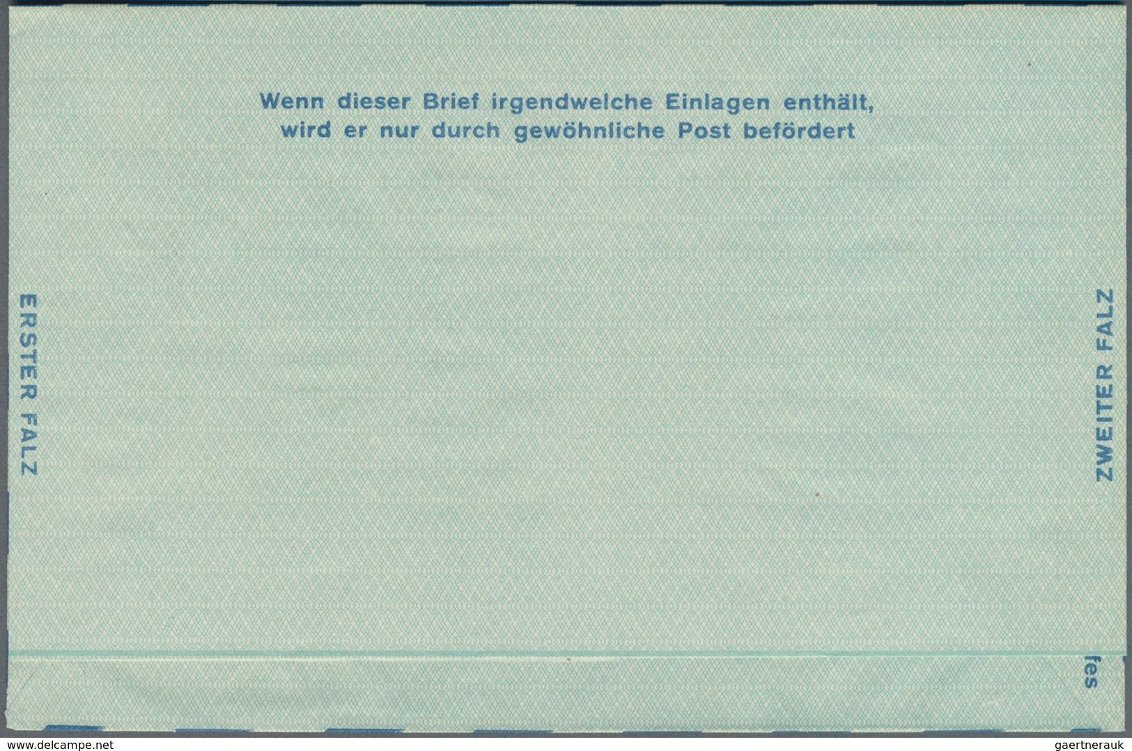 Bundesrepublik - Ganzsachen: 1950, Zwei Ungebrauchte Luftpostfaltbriefe Mit Wertrahmen "TAXE PERCUE - Sonstige & Ohne Zuordnung