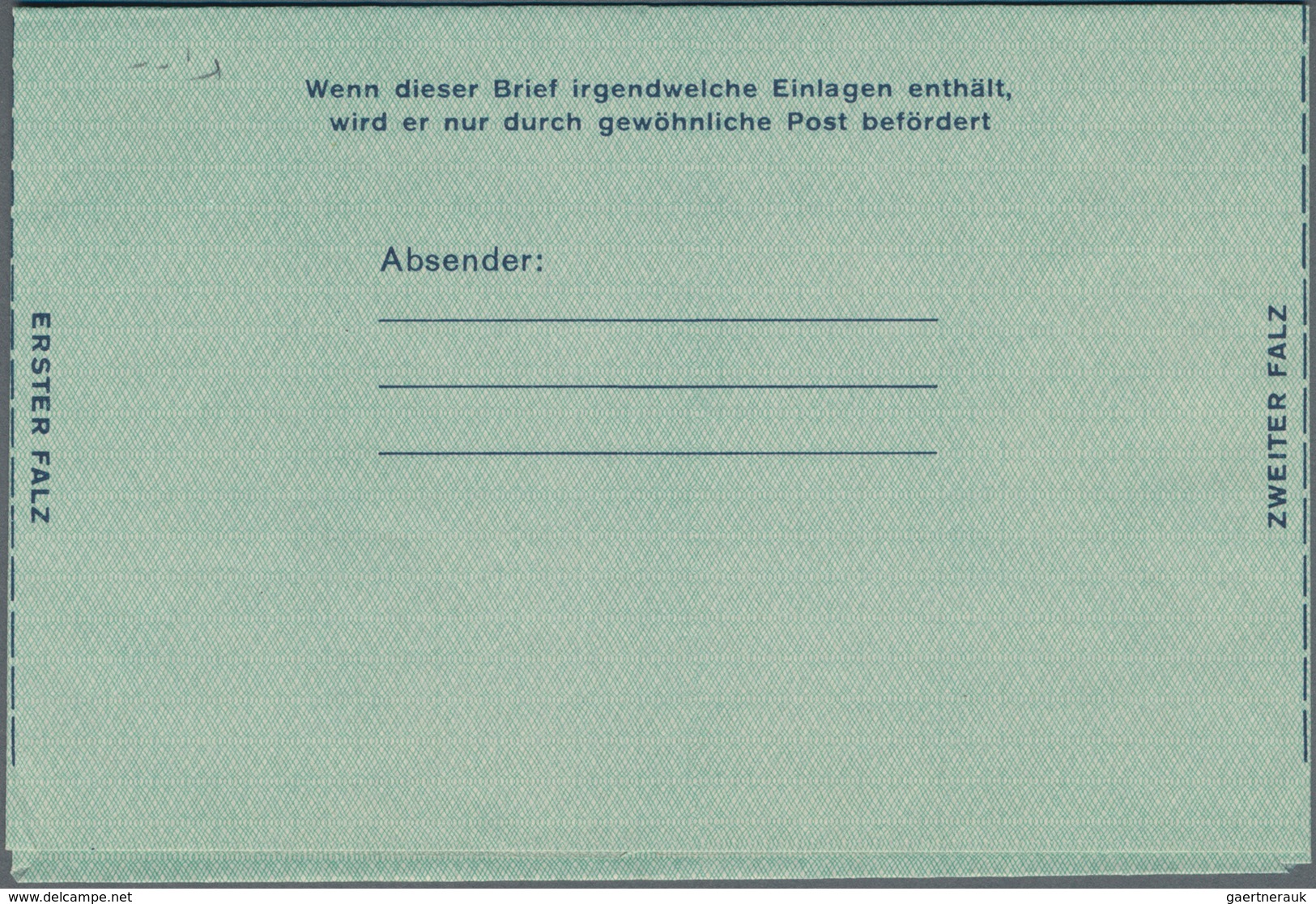 Bundesrepublik - Ganzsachen: 1950/51, 5 ungebrauchte Luftpostleichtbriefe mit Wertrahmen "TAXE PERCU