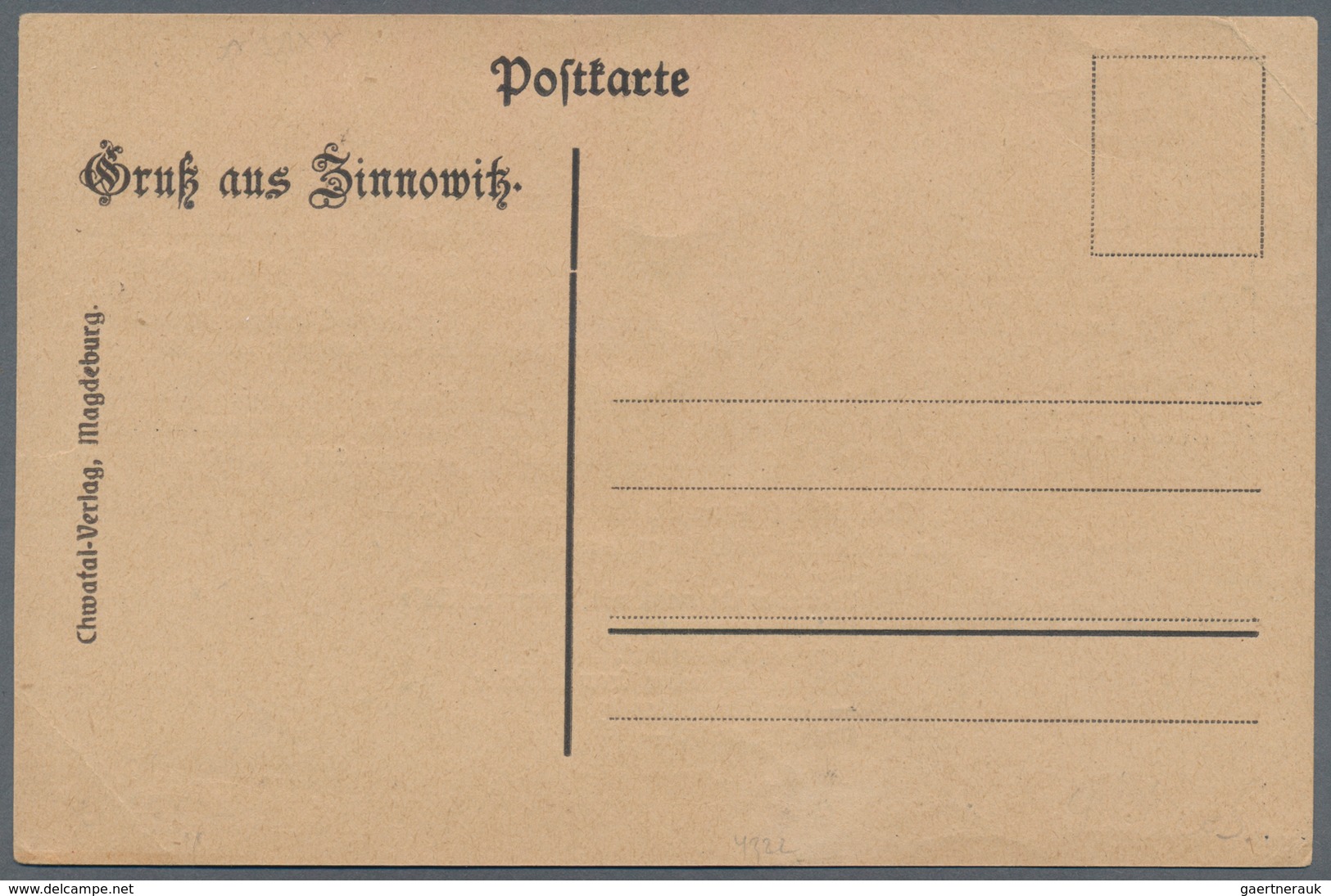 Ansichtskarten: Propaganda: 1921 Zinnowitz Den Deutschen / Zinnowitz Of The Germans, Home Of "the Ge - Political Parties & Elections