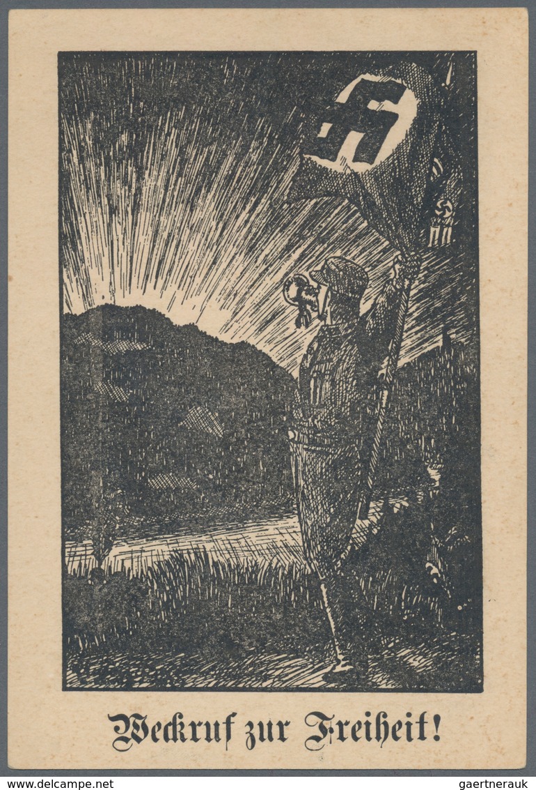 Ansichtskarten: Propaganda: 1924 "Ins Zuchthaus Und Gefängnis Find Sie Hinein Gestellt / In Prisons - Political Parties & Elections