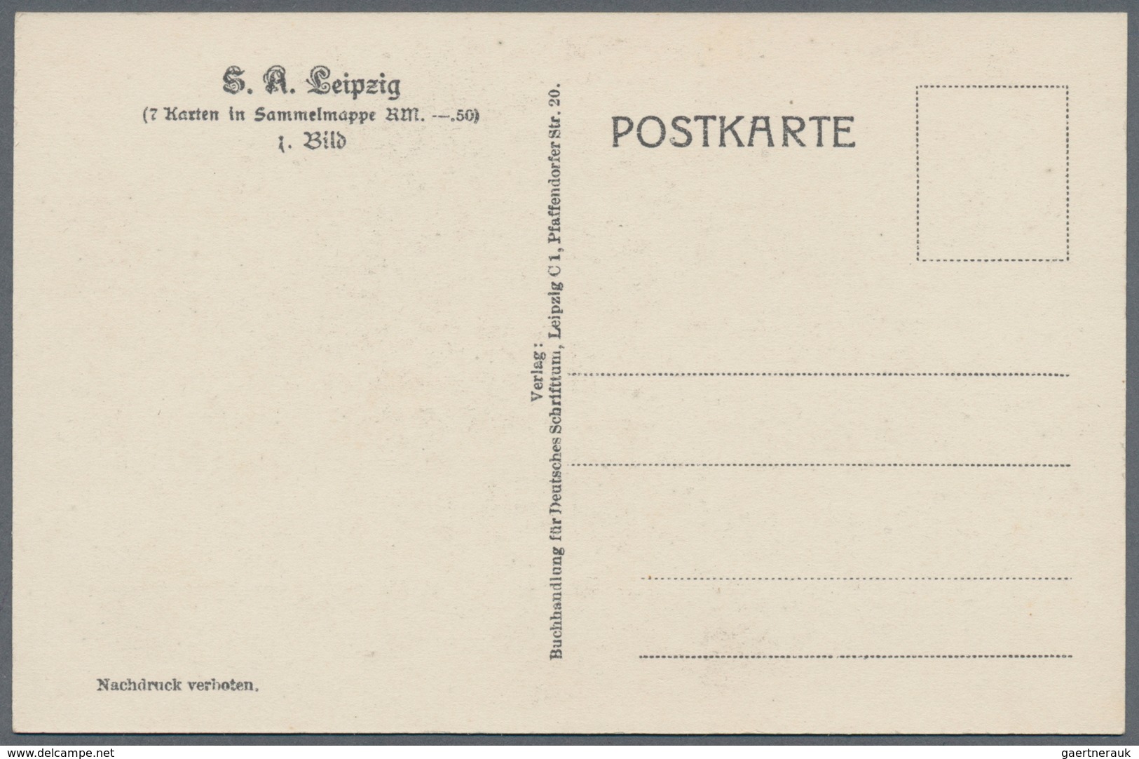 Ansichtskarten: Propaganda: 1927. Der Furcht So Fern! Dem Tod So Nah! Heil Dir S-A / Fear So Far Awa - Political Parties & Elections