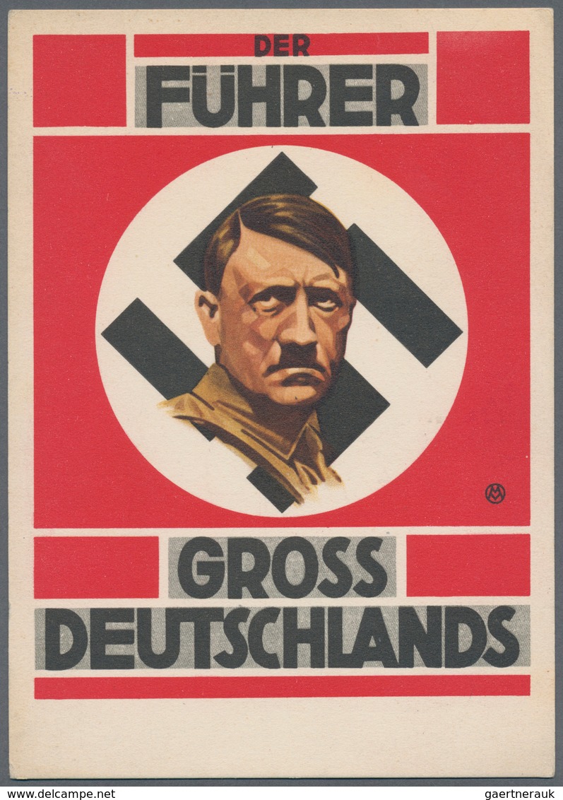 Ansichtskarten: Propaganda: 1933. Der Führer Großdeutschlands : Hitler 'Leader Of Greater Germany' P - Political Parties & Elections