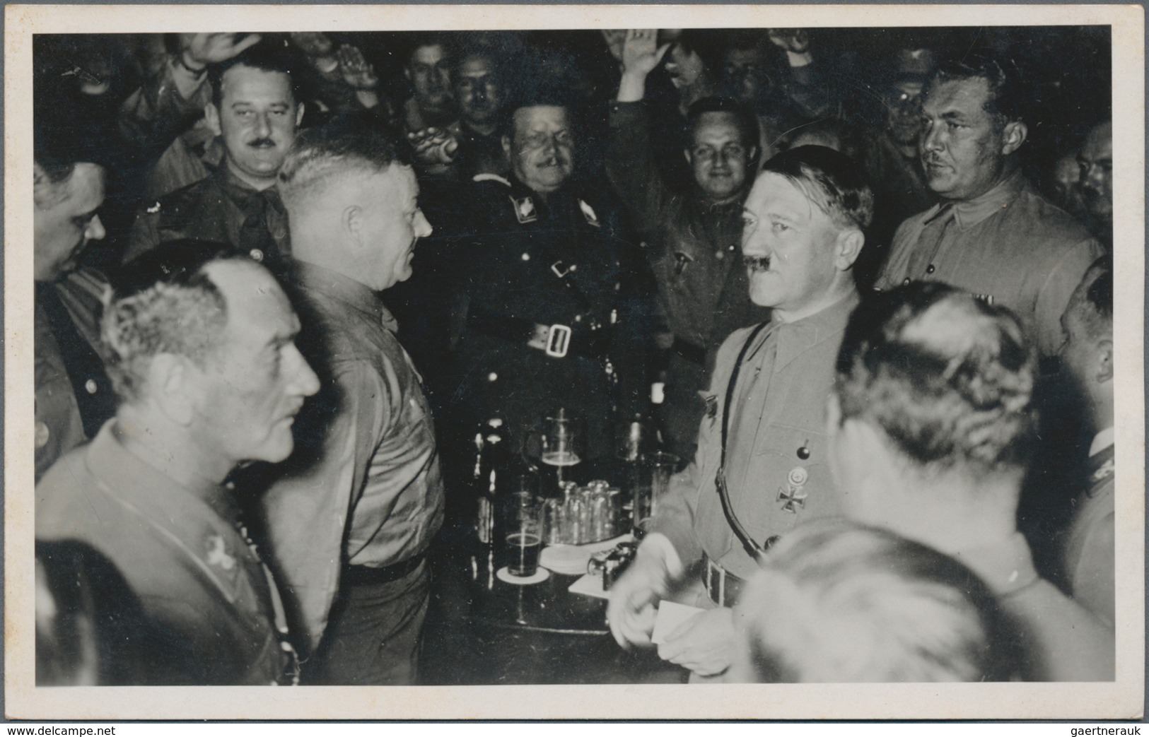 Ansichtskarten: Propaganda: 1938, Original Fotokarte Zur 15. Jährigen Gedenkfeier "Putsch 9. Novembe - Politieke Partijen & Verkiezingen