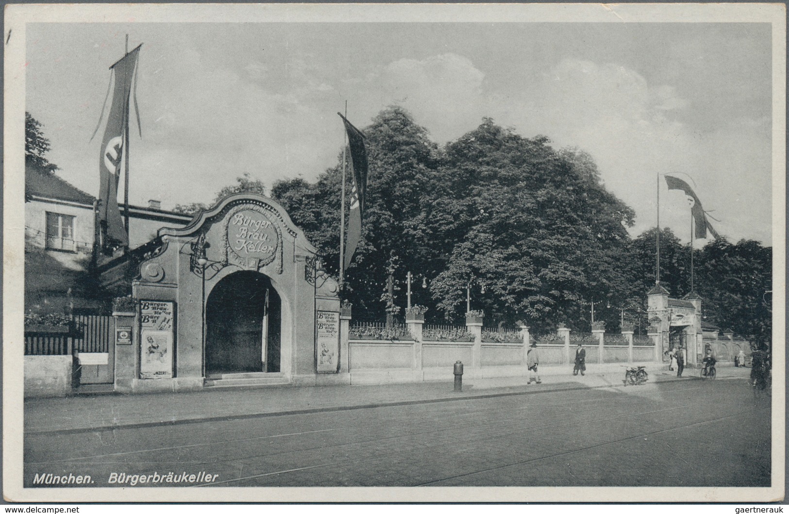 Ansichtskarten: Propaganda: 1940, "München Bürgerbräukeller Rosenheimerstr. 29", Historischer Saal D - Politieke Partijen & Verkiezingen