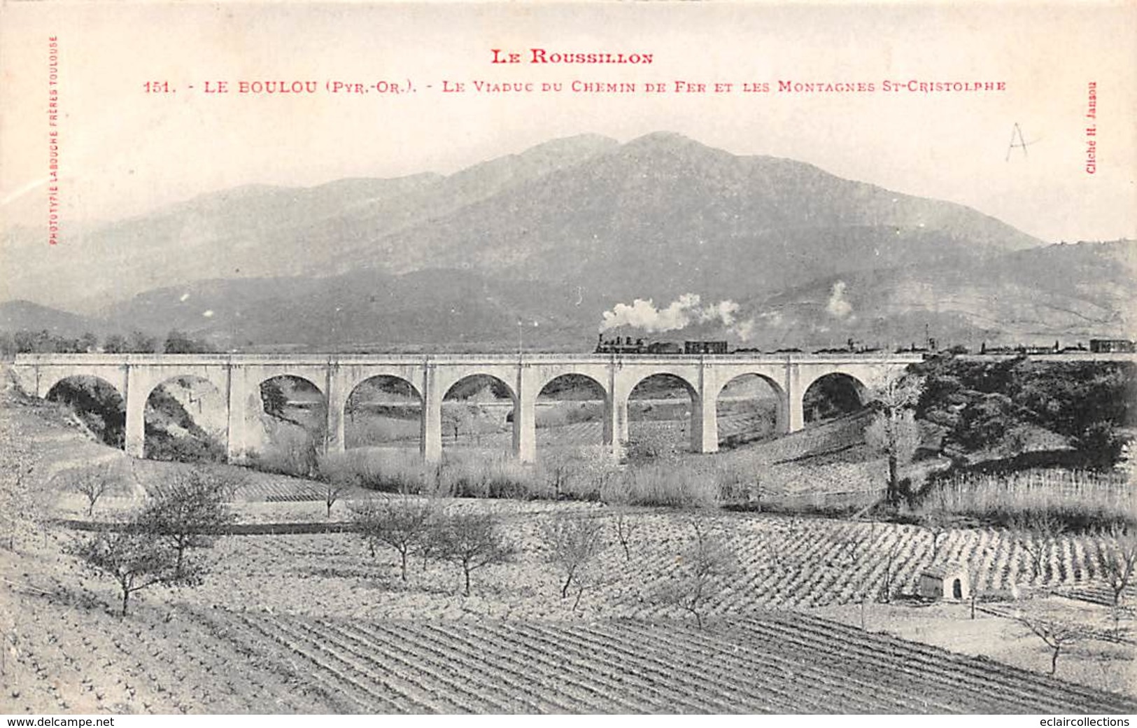 Le Boulou        66        Le Viaduc Du Chemin De Fer      ( Un Peu Molle Voir Scan) - Sonstige & Ohne Zuordnung