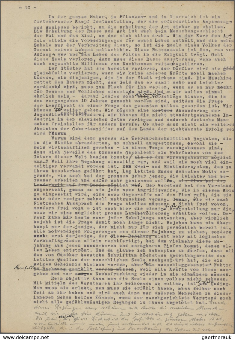 Ansichtskarten: Propaganda: 1942 Ca., "Schäm Dich, Schwätzer! Feind Hört Mit - Schweigen Ist Pflicht - Political Parties & Elections