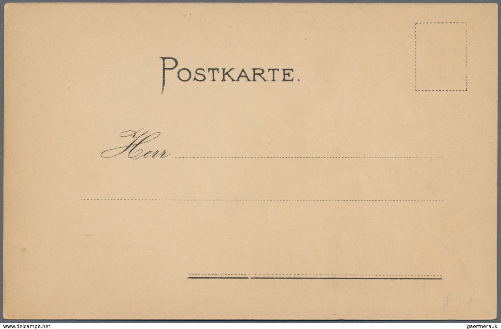 Ansichtskarten: Vorläufer: 1888 Ca., MÜNCHEN Königl. Hofbräuhaus, Kolorierte Vorläuferkarte Verlag O - Ohne Zuordnung