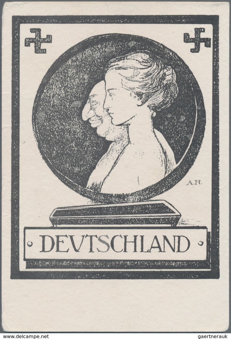 Ansichtskarten: Motive / Thematics: JUDAIKA, "DEUTSCHLAND" Wahlwerbekarte Zur Reichstagswahl 1920 Mi - Andere & Zonder Classificatie