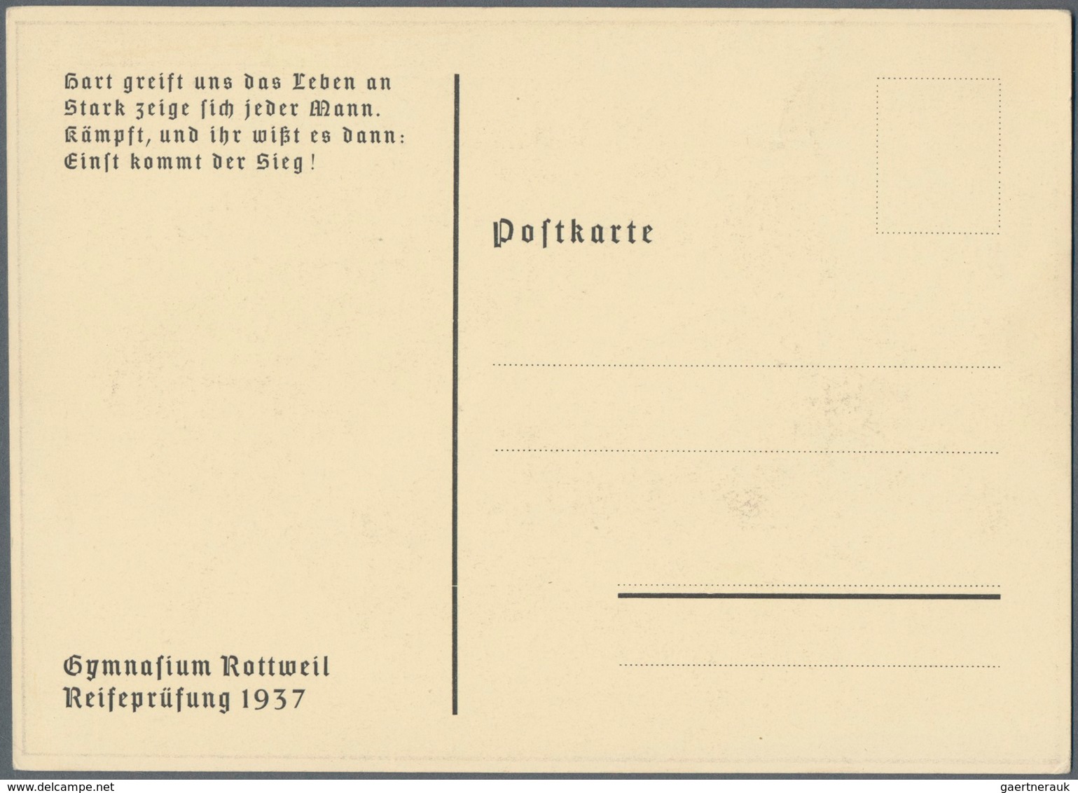 Ansichtskarten: Motive / Thematics: STUDENTIKA / MATURUM, Drei Großformatige Historische Ansichtskar - Andere & Zonder Classificatie