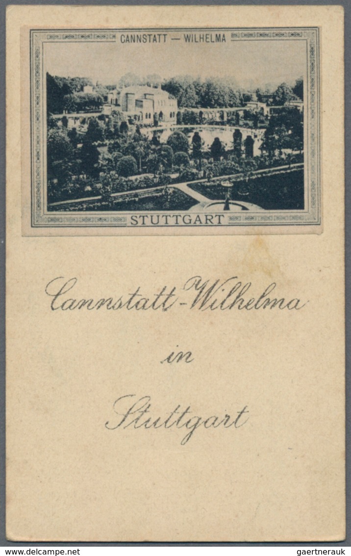 Ansichtskarten: Baden-Württemberg: STUTTGART, 6 Miniaturpostkarten Aus Der KINDERPOST, Vermutlich Um - Andere & Zonder Classificatie