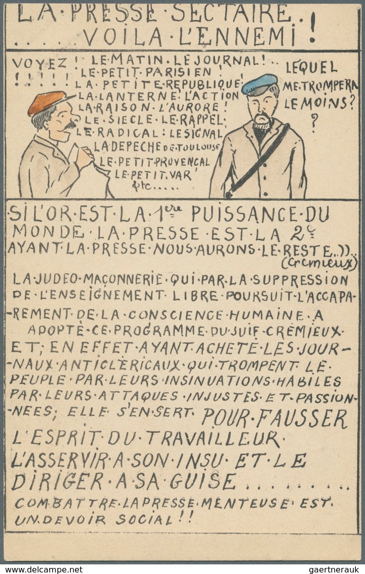 Ansichtskarten: Künstler / Artists: CASTOR, 32 Karten zur Geschichte Frankreichs, den Beziehungen zu
