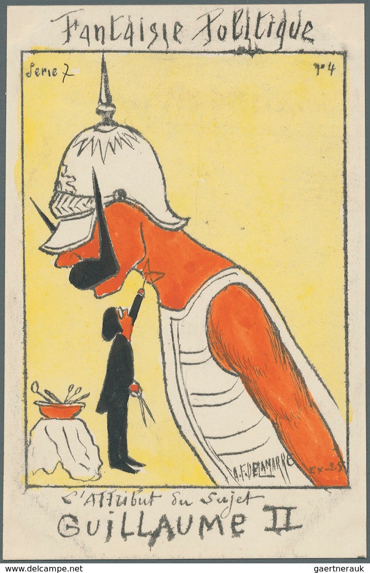 Ansichtskarten: Künstler / Artists: DELAMARRE, A. F. 30 Dekorative Politische Karikaturen Ca. Aus De - Ohne Zuordnung