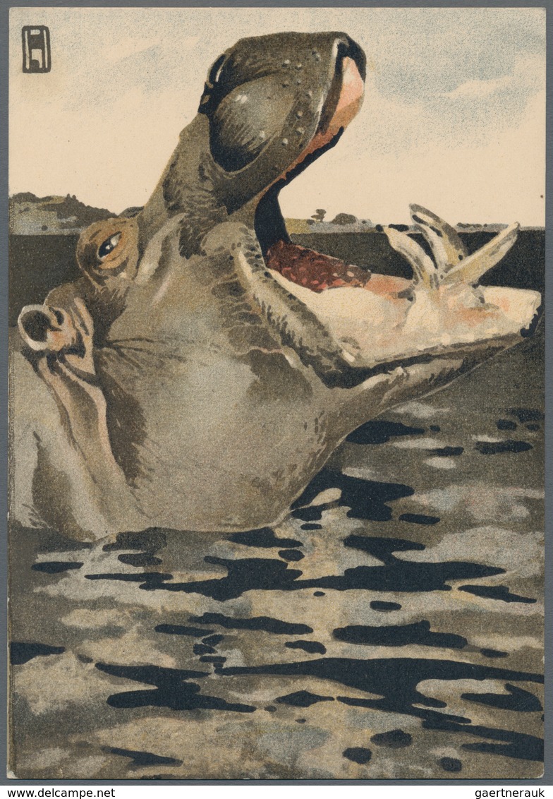Ansichtskarten: Künstler / Artists: HOHLWEIN, Ludwig (1874-1949), Deutscher Grafiker. 17 Zukunftsbil - Ohne Zuordnung