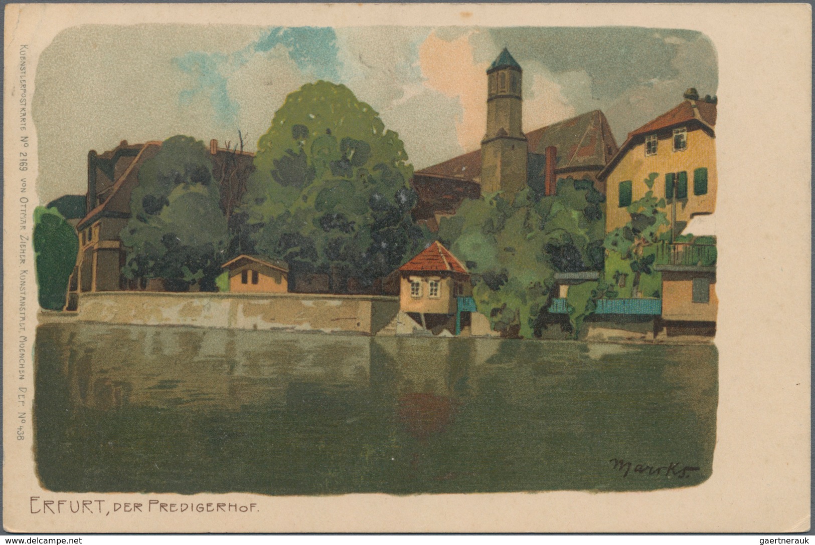 Ansichtskarten: Künstler / Artists: MARCKS, Alexander (1867-1939), Deutscher Landschafts- Bildnis- U - Ohne Zuordnung